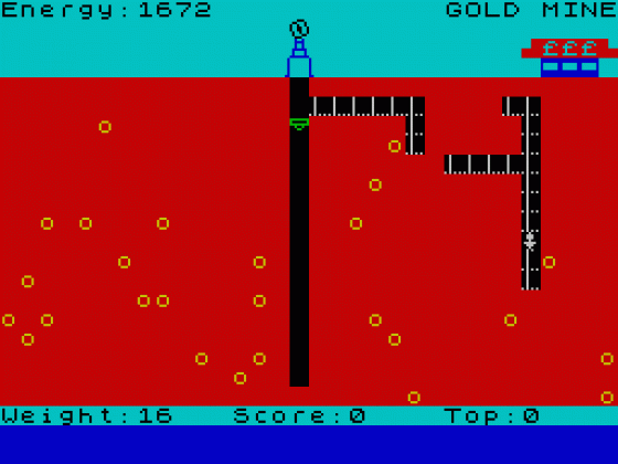 Gold Mine Screenshot 5 (Spectrum 48K/128K)