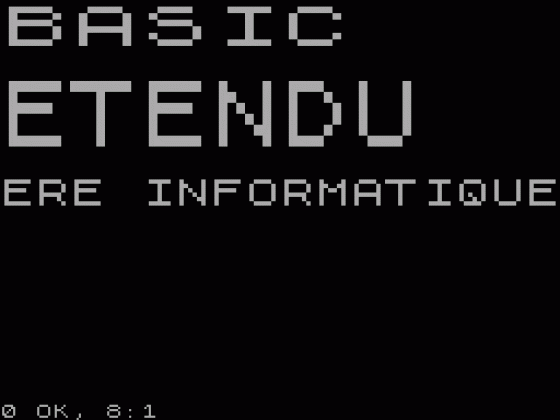 Basic Etendu Screenshot