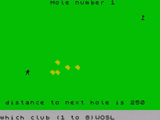 Nine Hole Golf Screenshot