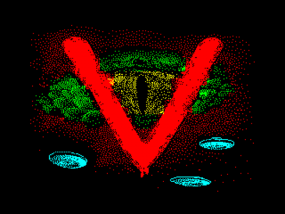 V - The Team Trial Screenshot 1 (Spectrum 16K)