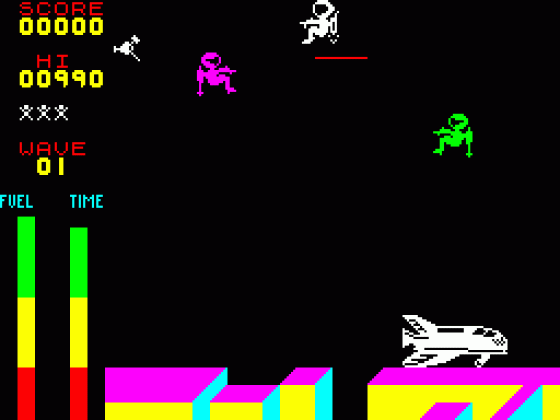 Space Walk Screenshot 5 (Spectrum 16K/48K)