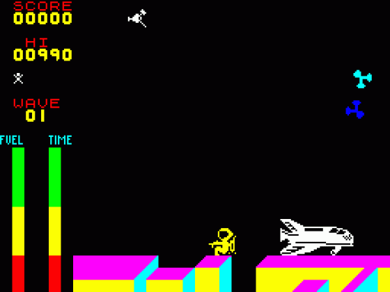 Space Walk Screenshot 6 (Spectrum 16K/48K)