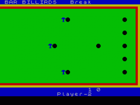 Bar Billiards Screenshot