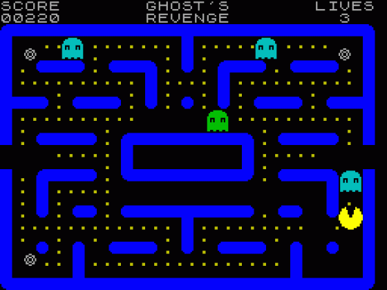 Ghost's Revenge Screenshot 1 (Spectrum 48K/128K/+2/+3)