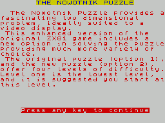 Nowotnik Puzzle