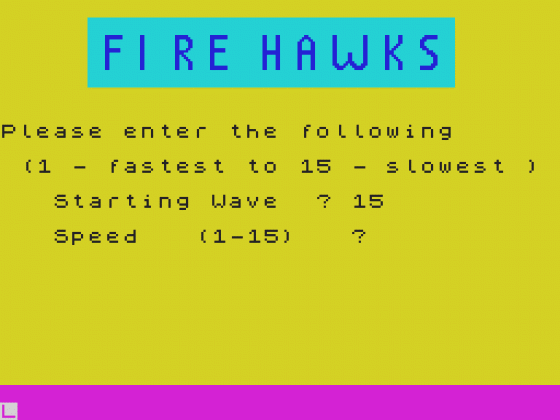 Fire Hawks Screenshot 5 (Spectrum 16K)