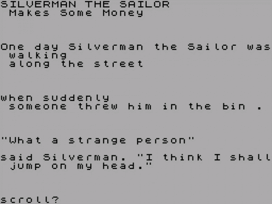 Silverman The Sailor Screenshot