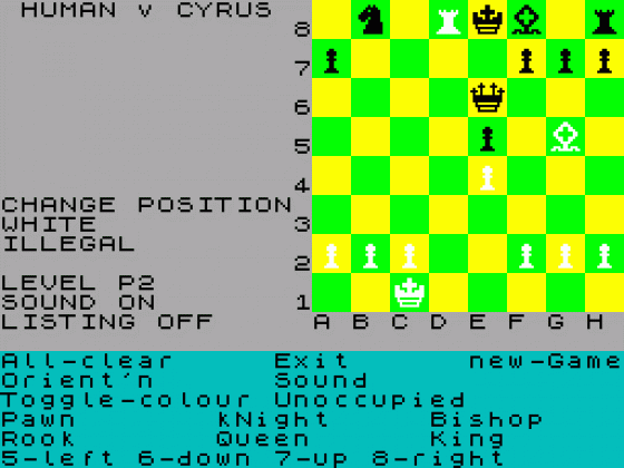 Cyrus IS Chess