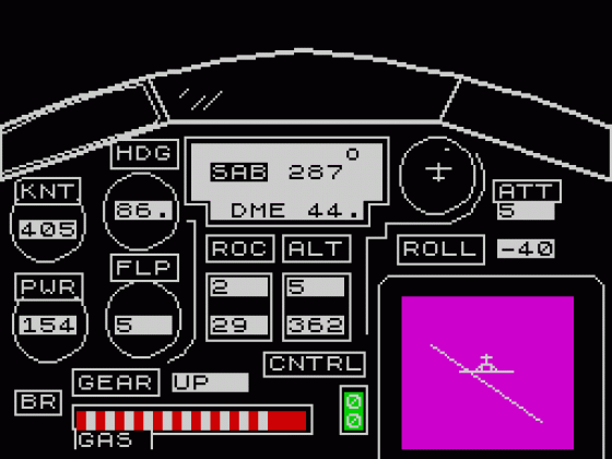 Airliner Screenshot 1 (Spectrum 16K)