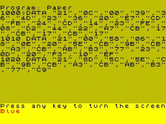 Paper Change Screenshot