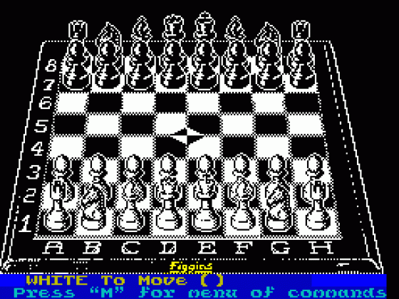 Fig Chess Screenshot 1 (Spectrum 48K)