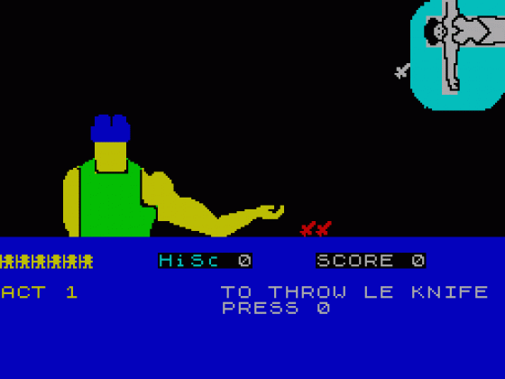 Le Circus Screenshot 1 (Spectrum 48K)