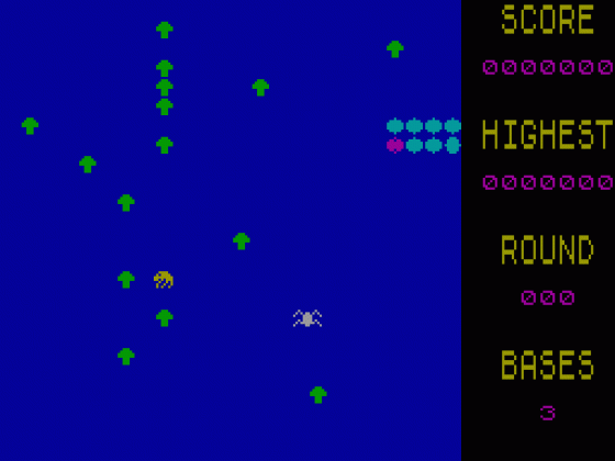 Octipede Screenshot 1 (Spectrum 48K)