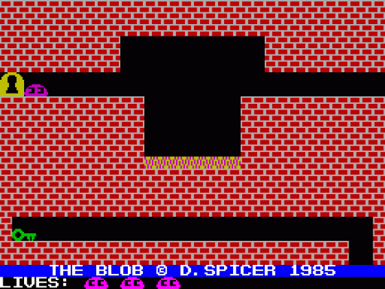 The Blob Screenshot 1 (Spectrum 48K)