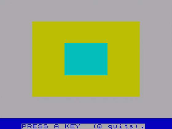 The Exploding Screen Screenshot 1 (Spectrum 48K)