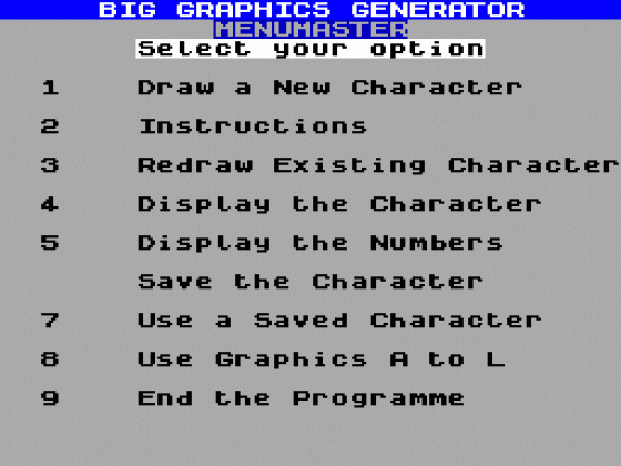 Big Graphics Generator Screenshot