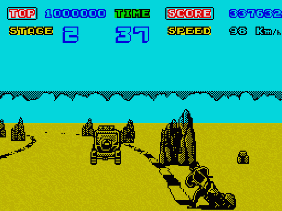 Enduro Racer Screenshot 8 (Spectrum 48K/128K)