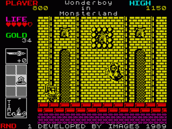 Super Wonder Boy Screenshot 5 (Spectrum 48K)