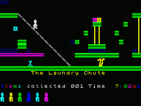 Jet Set Willy: The Continuing Adventures Screenshot 9 (Spectrum 48K)