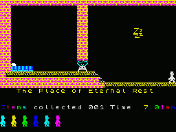 Jet Set Willy: The Continuing Adventures Screenshot 13 (Spectrum 48K)