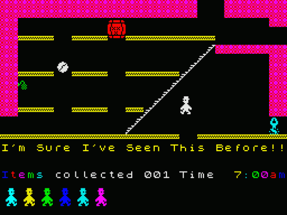 Jet Set Willy: The Continuing Adventures Screenshot 14 (Spectrum 48K)