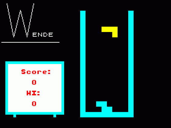 Wende Screenshot 1 (Spectrum 48K)