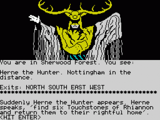 Robin Of Sherwood: The Touchstones Of Rhiannon Screenshot 5 (Spectrum 48K/128K)