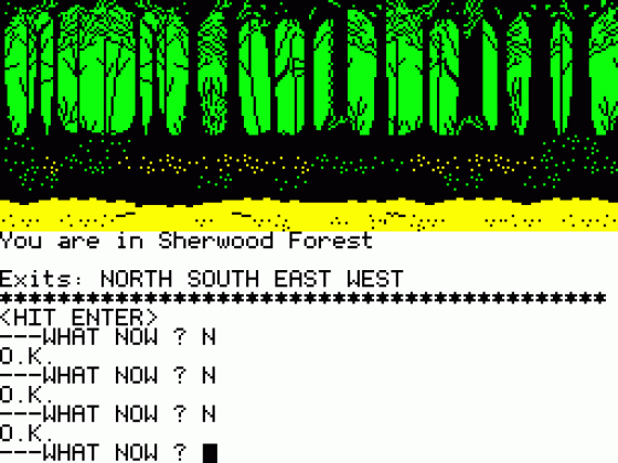 Robin Of Sherwood: The Touchstones Of Rhiannon Screenshot 7 (Spectrum 48K/128K)