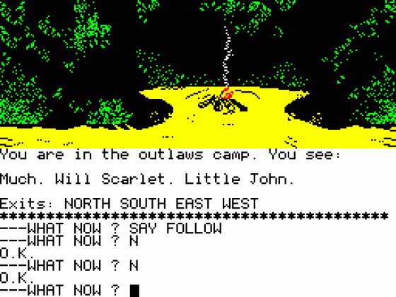 Robin Of Sherwood: The Touchstones Of Rhiannon Screenshot 9 (Spectrum 48K/128K)