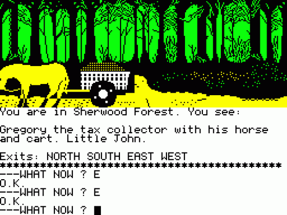 Robin Of Sherwood: The Touchstones Of Rhiannon Screenshot 13 (Spectrum 48K/128K)