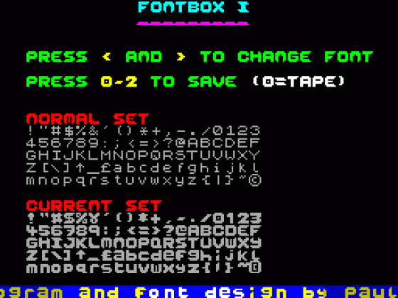 Fontbox I Screenshot