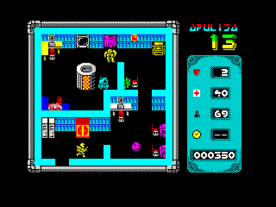 Apulija-13 Screenshot 1 (Spectrum 48K/128K)