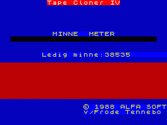 Tape Cloner IV Screenshot