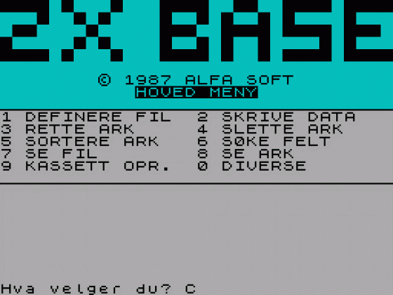 ZX Base Screenshot