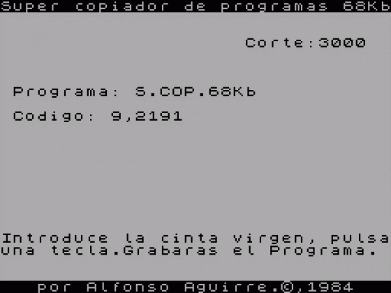 Super Copiador 68K Screenshot
