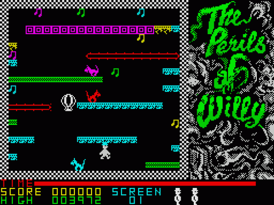 The Perils Of Willy Screenshot 11 (Spectrum 48K/128K)