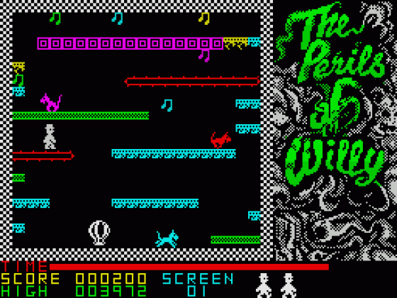 The Perils Of Willy Screenshot 12 (Spectrum 48K/128K)