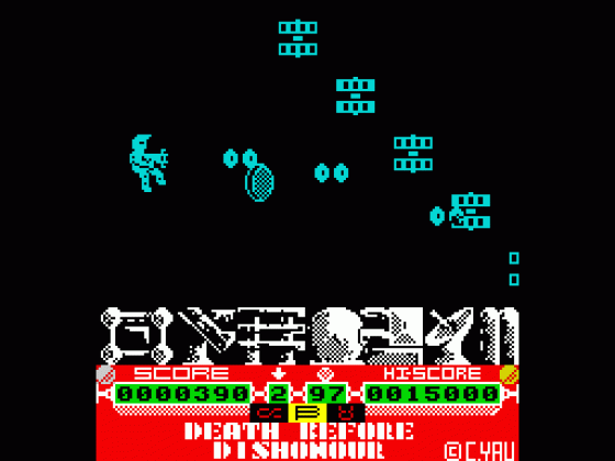 Death Before Dishonour Screenshot 1 (Spectrum 48K)