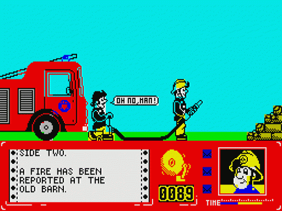 Fireman Sam Screenshot 8 (Spectrum 48K/128K/+2/+3)