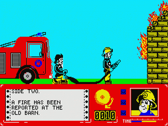 Fireman Sam Screenshot 17 (Spectrum 48K/128K/+2/+3)