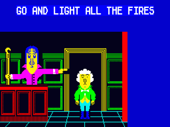 Mad Flunky Screenshot 1 (Spectrum 48K)