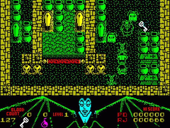 She Vampires Screenshot 1 (Spectrum 48K)