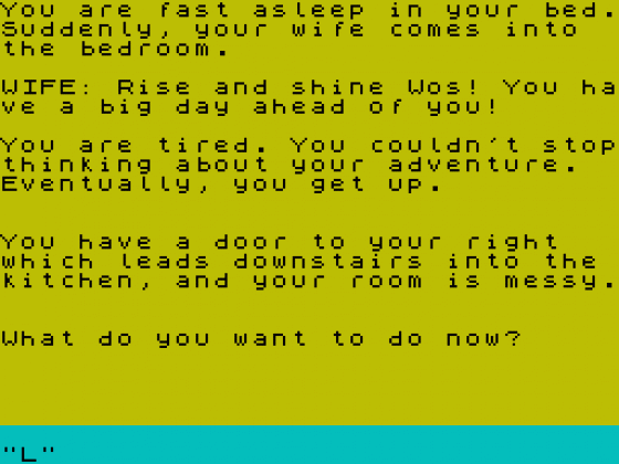 The Legend Of Red Dragon Screenshot 1 (Spectrum 48K/128K)