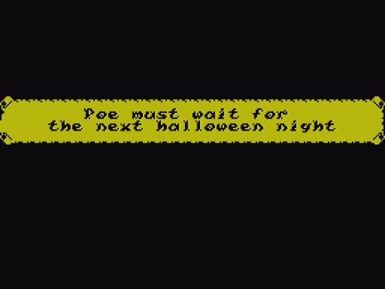 Pumpkin Poe Screenshot 8 (Spectrum 48K/128K)