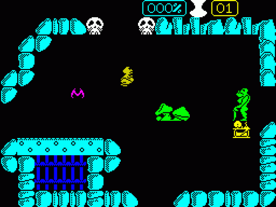 Toad Runner Screenshot 1 (Spectrum 48K)