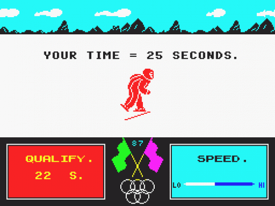 Alpine Games Screenshot 6 (Spectrum 48K/128K)