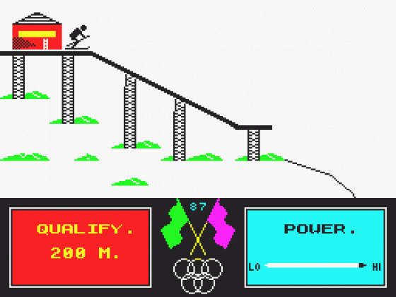 Alpine Games Screenshot 8 (Spectrum 48K/128K)