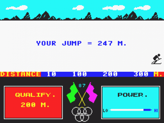 Alpine Games Screenshot 10 (Spectrum 48K/128K)