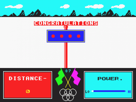 Alpine Games Screenshot 22 (Spectrum 48K/128K)