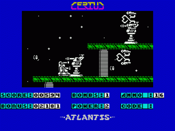 Cerius Screenshot 13 (Spectrum 48K/128K/+2)